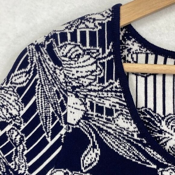 Robbie Bee Short Sleeve Sheath Dress Academia Career Boss Church Boho Floral S - Picture 4 of 7